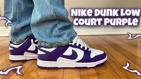 Nike Dunk Low Championship Court Purple Review & On Feet! MUST COP! - YouTube