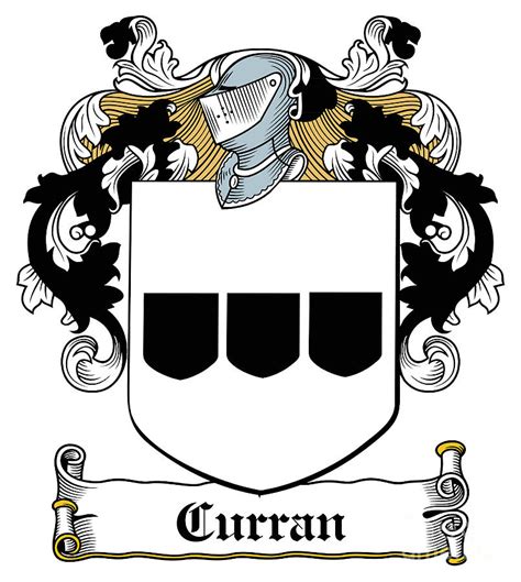 Curran Coat of Arms Irish Digital Art by Heraldry | Fine Art America