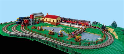 Simple Lego Train Layout