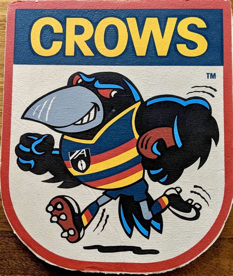 Pin by Sam Braidwood on Adelaide Crows - Vintage | Crow logo, Crow, Black bird