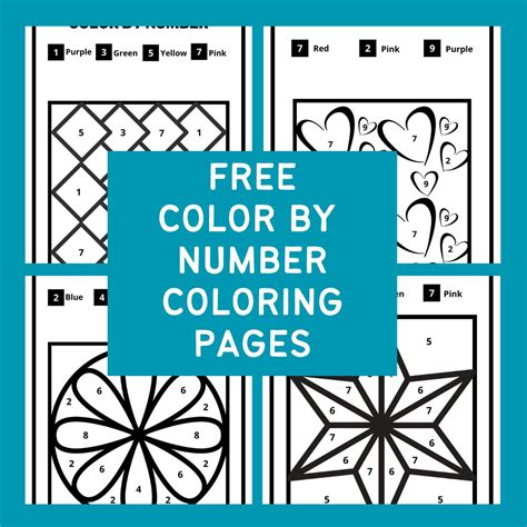 Free Printable Color By Number Coloring Pages Forat G - vrogue.co