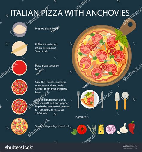 Pizza With Anchovies Recipe. Fresh And Delicious Pizza With Tomatoes ...