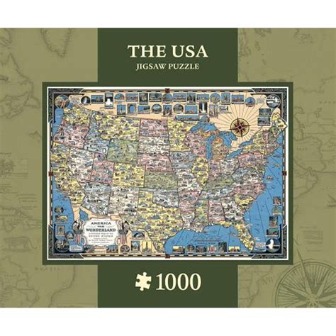 MasterPieces The USA Map 1000 Piece Jigsaw Puzzle - Walmart.com ...