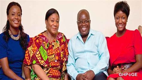 Photo of Nana Akuffo Addo and wife together with their daughters in ...