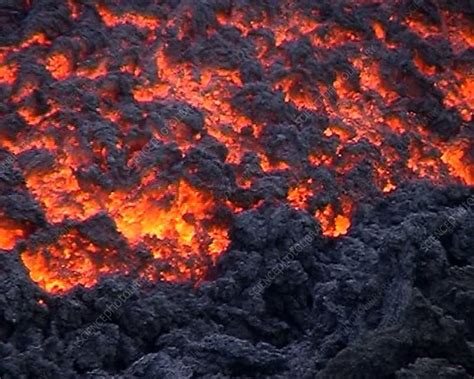 Mt Etna lava flow - Stock Video Clip - K001/6665 - Science Photo Library