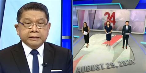 All 24 Oras news anchor, wearing dark outfit amid the news about Mike ...