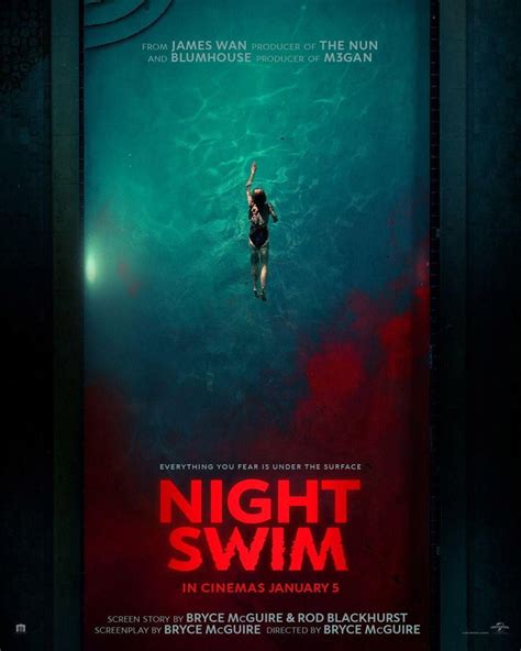 Scary Trailer #2 for Swimming Pool Horror 'Night Swim' by Blumhouse ...