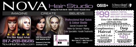 Hair Salon Coupon | Professional hair salon, Hair salon, Keratin treatment