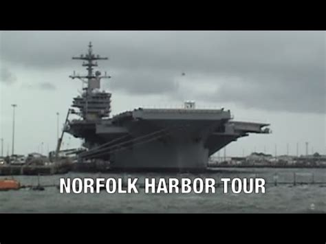 Norfolk, VA & Naval Station Harbor Tour - YouTube