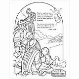 Shepherds Nativity Coloring Page  Printable Christmas sketch template