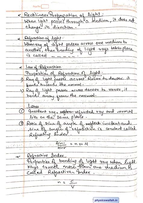 SOLUTION: Best teacher physics wallah class 12 ray optics and optical instruments - Studypool