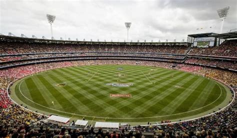 Melbourne Cricket Ground Seating Map with Rows and Seat Numbers 2024