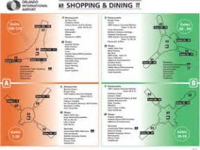 Shopping & Dining Guide - Airside Terminals | Orlando international airport, Orlando airport ...