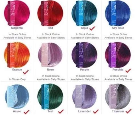 ion hair color chart for beginners and everyone else lewigs - ion liquid hair color chart ion ...