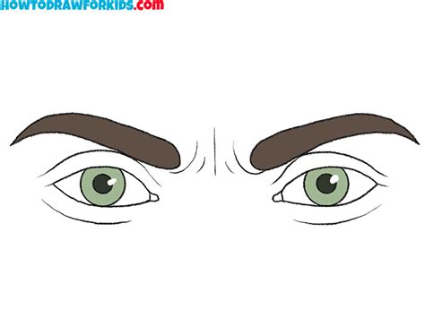 How to Draw Angry Eyes - Easy Drawing Tutorial For Kids