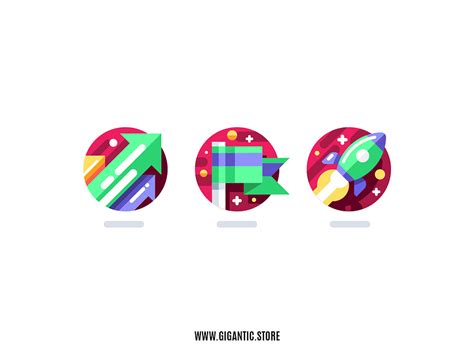 Flat Design Flat Design Business Icons Set Illustration by Mark Rise on ...