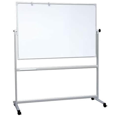 Portable Revolving Magnetic Whiteboard with Wheels - Access Displays