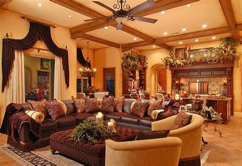 old world tuscan living room | Interior Design for the Living Room and Family Room, Phoenix ...