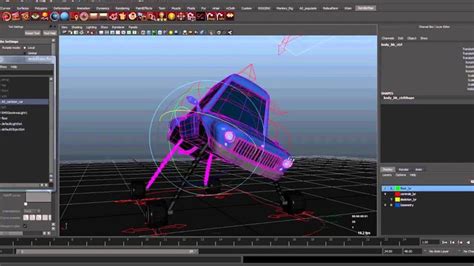 AS Cartoon Car Rig for Maya | Rigs, Maya modeling, Car cartoon