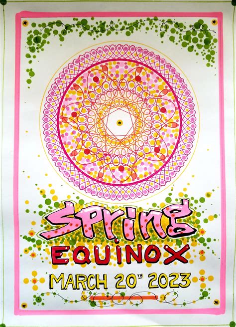 Spring Equinox March 20th, 2023 : r/spirograph