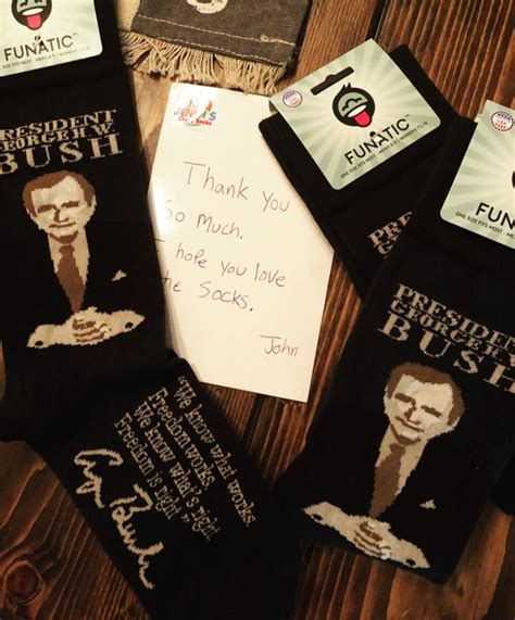 President George H.W. Bush Tribute Socks Unisex Crew Sock - Johns Crazy ...