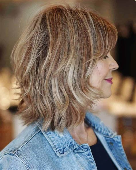 40+ Chic Layered Bob With Bangs Ideas For 2023 Mid Length Hair With ...