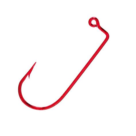 Eagle Claw 570 Aberdeen Jig Fishing Hooks Freshwater Red (100)