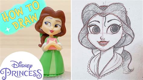 Disney Princesses To Draw Belle