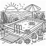 24 Swimming pool coloring Pages For Kids  Free Printables sketch template