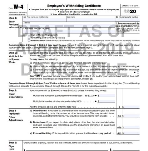 Treasury and IRS unveil new Form W-4 for 2020 | Accounting Today