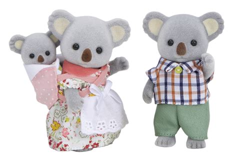 Calico Critters Outback Koala Family, 3 Poseable Figures - Walmart.com ...