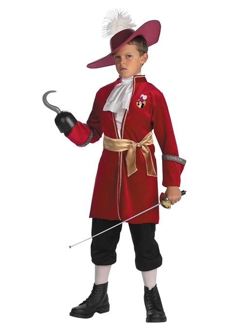 Boys Captain Hook Costume - Kids Peter Pan Halloween Costumes