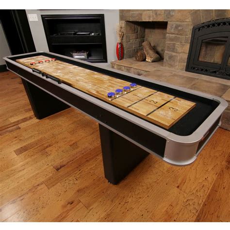 Atomic M01702AW 9' Platinum Shuffleboard Table | Shuffleboard table, Shuffleboard, Shuffleboard ...