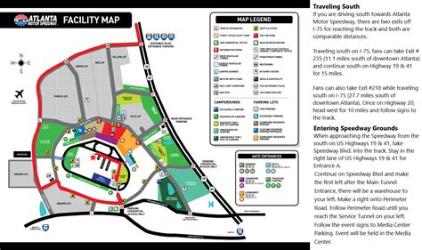 Atlanta Motor Speedway Parking Map – The World Map