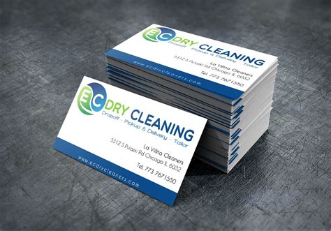 EC Dry Cleanning – Business Cards | Handcut Designs - Chicago Web Design