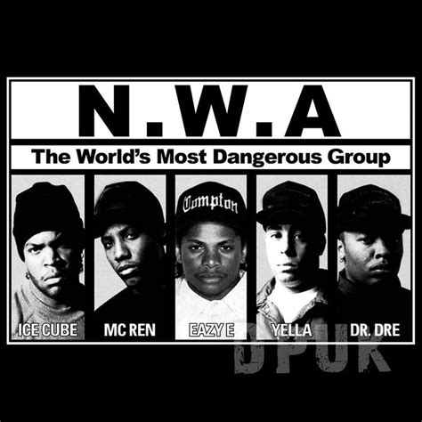 NWA Album Cover Hip Hop T Shirt | Groups poster, N.w.a straight outta ...