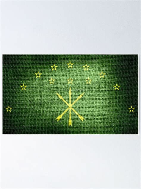 "Adygea Flag" Poster by enhan | Redbubble