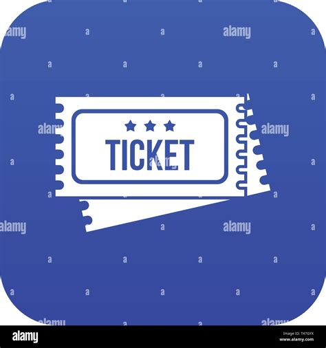 Circus show tickets icon digital blue Stock Vector Image & Art - Alamy