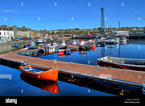 Wick Harbour, Highlands of Scotland UK Stock Photo - Alamy