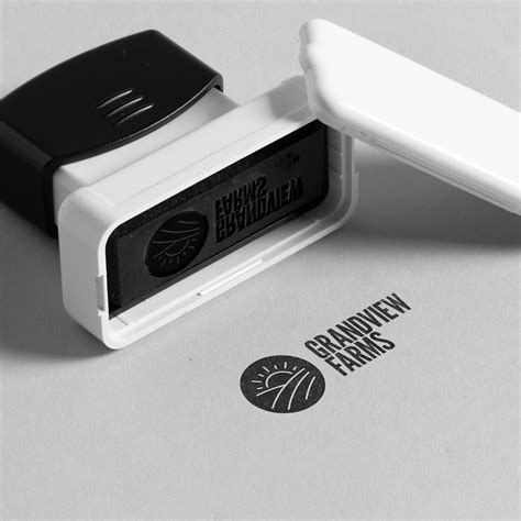 How to Pick a Custom Logo Stamp | VistaPrint