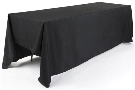 Rectangular Tablecloth | 132” Long in Black