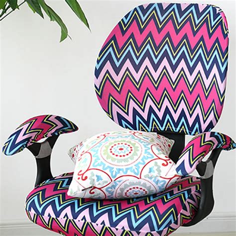 Gaming Chair Covers Spandex Computer Chair Office Chair Flower Printed ...