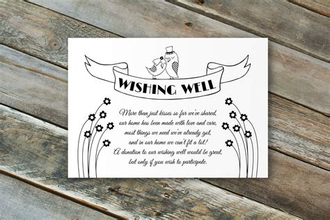 wishing well wedding no gifts - Google Search | Baby shower wishes ...