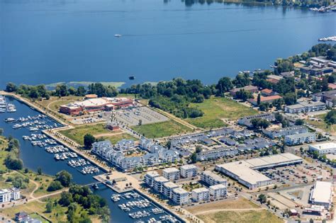 Werder (Havel) from above - View on the Riva-Werder Havelterrassen in ...