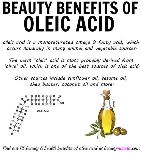 15 Benefits of Oleic Acid for Health and Beauty - beautymunsta