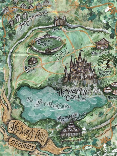 Hogwarts Castle Inside Map