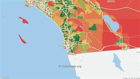 San Diego County, CA Violent Crime Rates and Maps | CrimeGrade.org