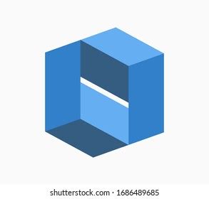 Blue Hexagon Logo Geometric Logo Vector Stock Vector (Royalty Free) 1686489685 | Shutterstock