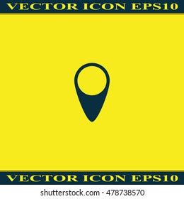 Map Pin Icon Stock Vector (Royalty Free) 478738570 | Shutterstock