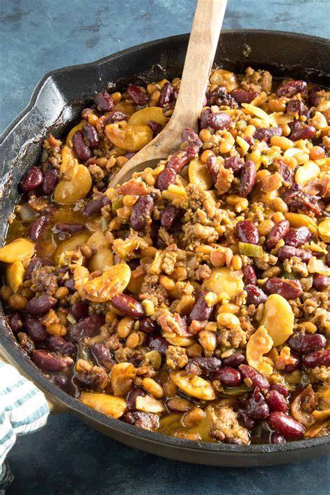 Cowboy Beans Recipe (with Lots of Bacon and Beans) - Chili Pepper Madness